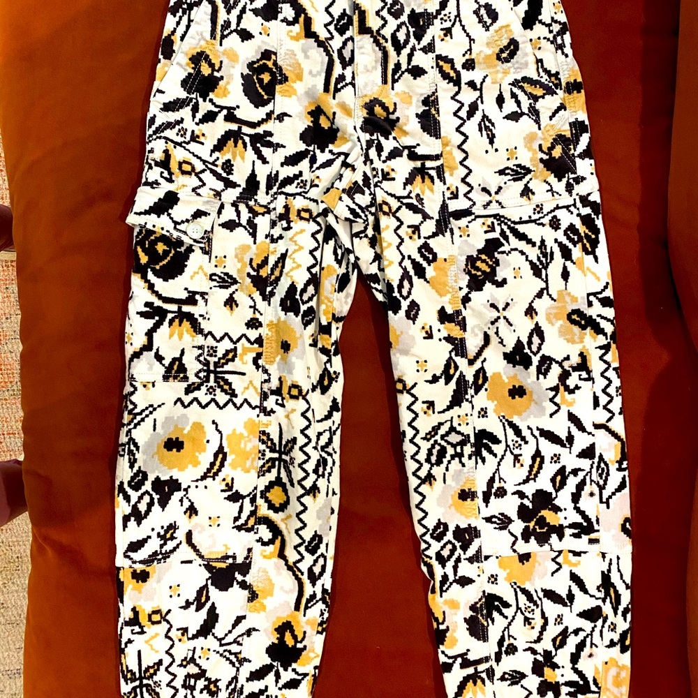Anthropologie tapered corduroy pant
